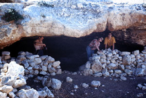 One of many caves in Israel; used in recent centuries as homes, stables, storage, etc.
