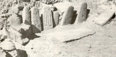 Canaanite Stelae at Hazor