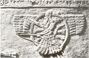 the winged god Ashur